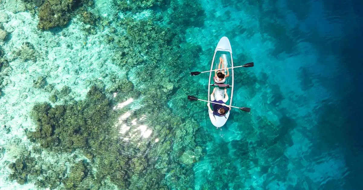 Two Person Riding Kayak Transparent Views What Kayaking in Antigua Has to Offer feature