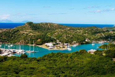 View of Nelson's Dockyard, Antigua visit nelson's dockyard blog feature rockadventures